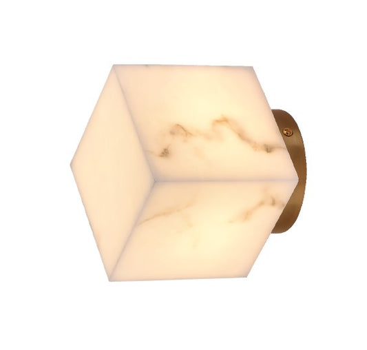 Inlight Επίτοιχο φωτιστικό, Alabaster, 1XG9 D:14X12cm(43071)