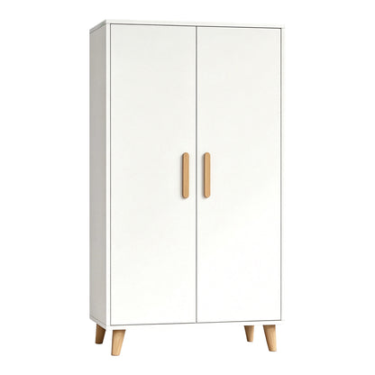 Ντουλάπι Tamera pakoworld λευκό με φυσική απόχρωση MDF 60x30x120εκ