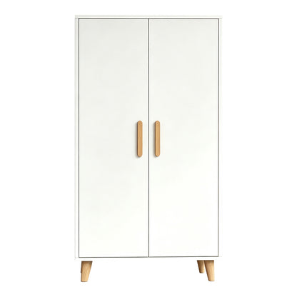 Ντουλάπι Tamera pakoworld λευκό με φυσική απόχρωση MDF 60x30x120εκ