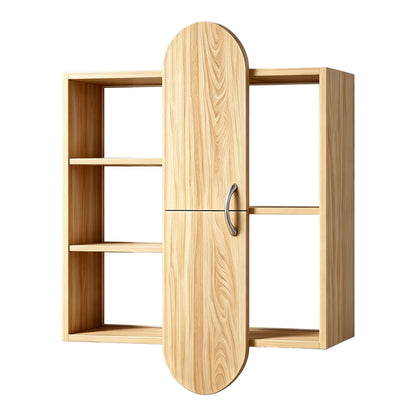 Ραφιέρα τοίχου Jonna pakoworld sonoma MDF 60x10x80εκ