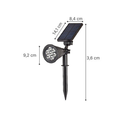 it-Lighting Amistad-LED 2W RGB Solar Spike Light in Black Color (80204910S)