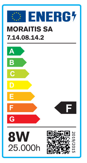 InLight E14 LED G45 8watt 4000K Φυσικό Λευκό (7.14.08.14.2)