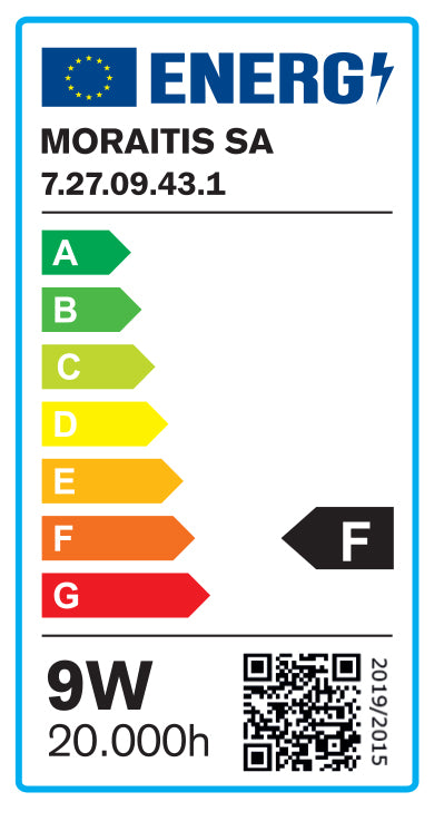 InLight E27 LED A60 9watt 3000Κ Day Night Sensor Θερμό Λευκό (7.27.09.43.1)
