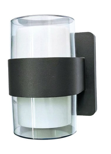 it-Lighting Athabasca LED 8W CCT Outdoor Wall Lamp Anthracite D:12cm (80203240)