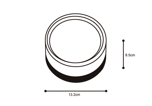 it-Lighting Ceiling LED 9W 3CCT Outdoor Ceiling Light black D:14cmx7,8cm (80301050)