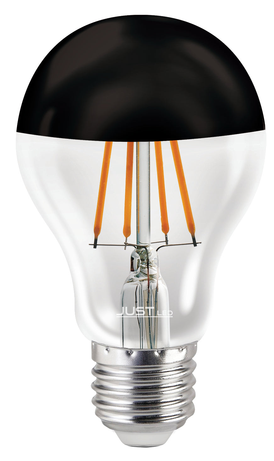 JUST LED JUSTLed-LED Filament Ε27 A60 8W 3000K Θερμό Black (B276008301)