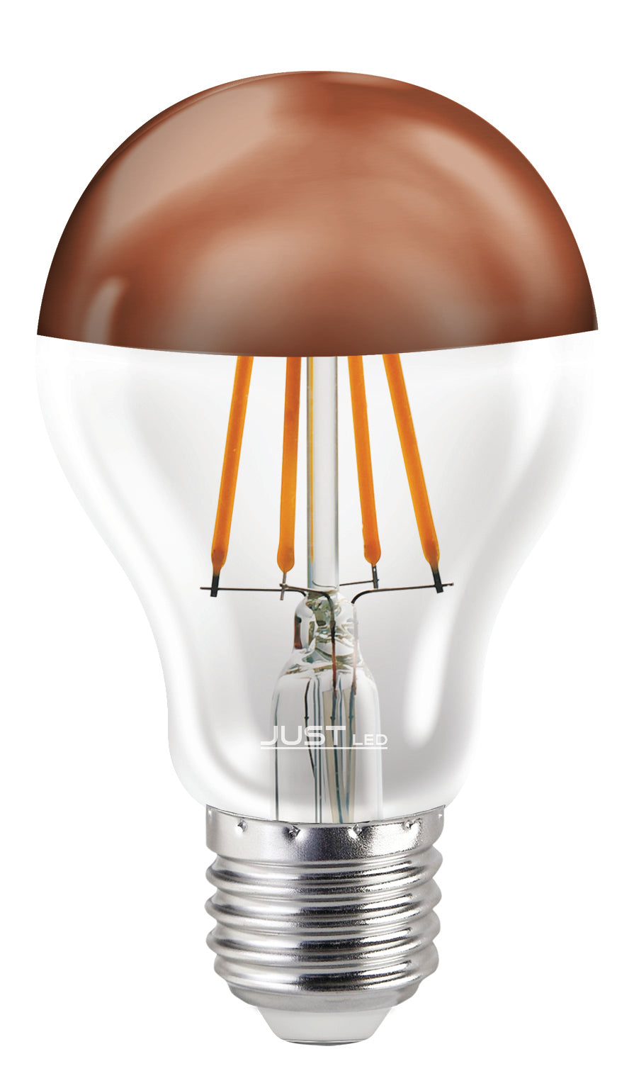 JUST LED JUSTLed-LED Filament Ε27 A60 8W 3000K Θερμό Copper (B276008401)