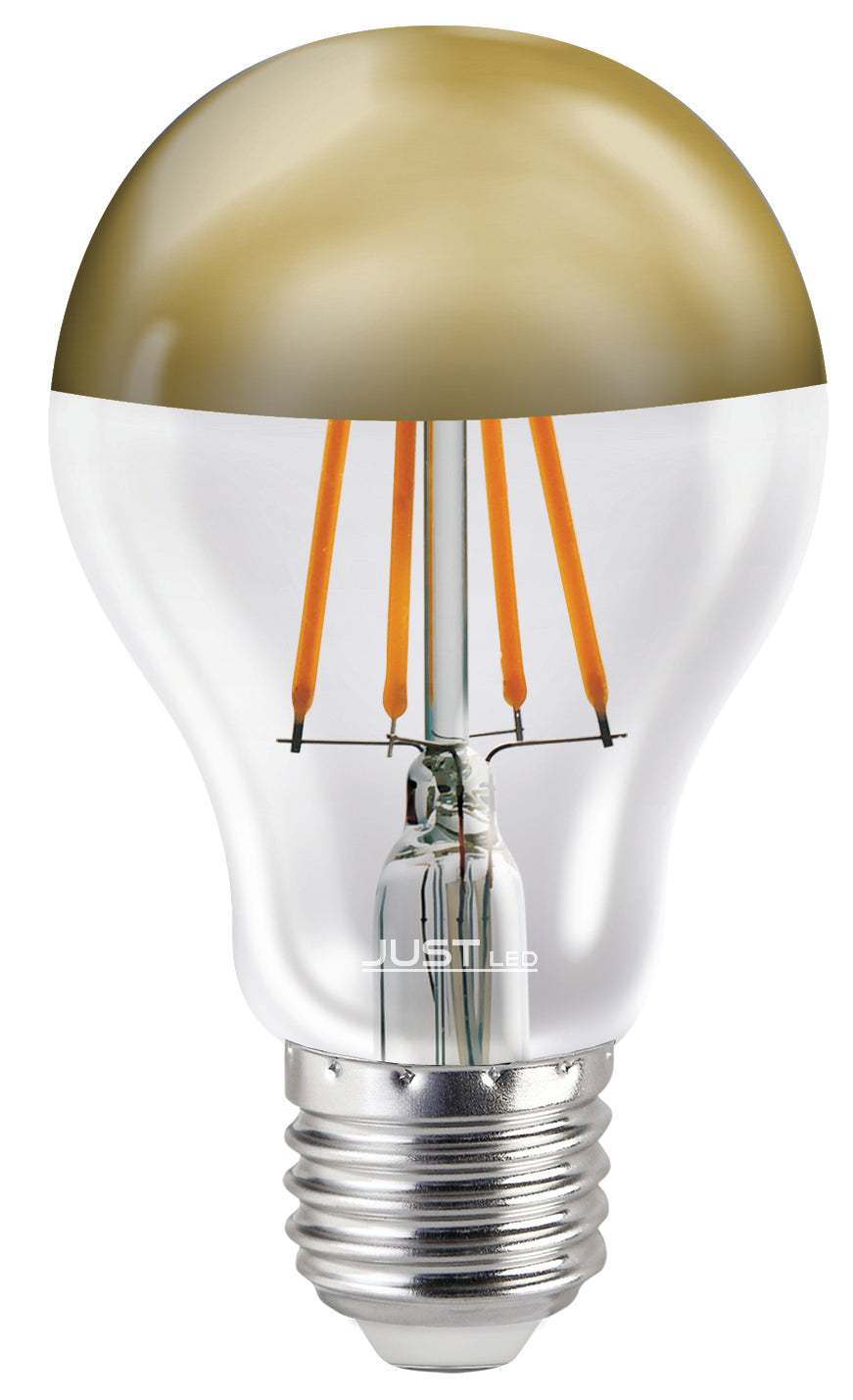 JUST LED JUSTLed-LED Filament Ε27 A60 8W 3000K Θερμό Golden (B276008201)