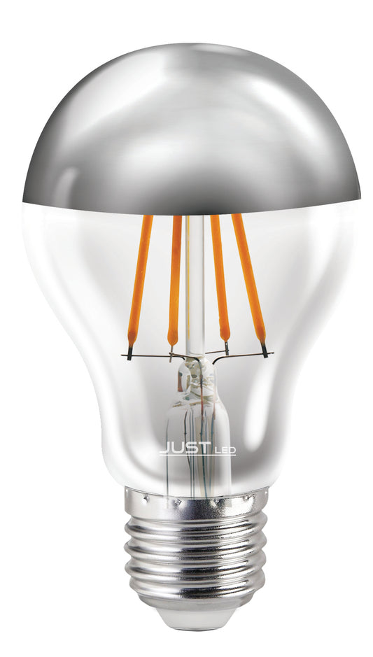 JUST LED JUSTLed-LED Filament Ε27 A60 8W 3000K Θερμό Chrome (B276008501)