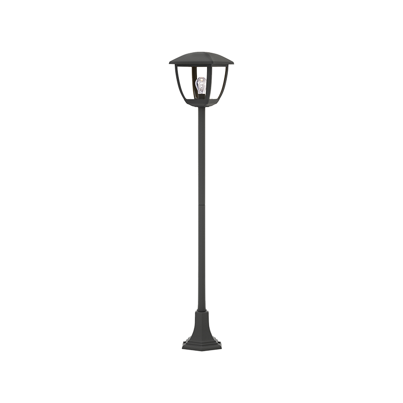 it-Lighting Avalanche 1xE27 Outdoor Pole Light Black D:120cmx18.5cm (80500114)