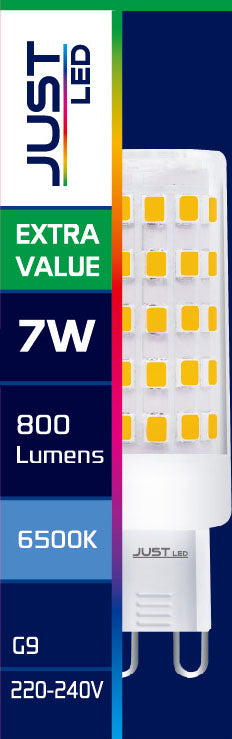 JUST LED JUSTLed-LED Bulb G9 7W 880LM 6000K Ψυχρό (B090007013)