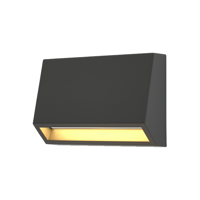 it-Lighting Blue LED 3W 3CCT Outdoor Wall Lamp Anthracite D:10cmx7cm (80202140)