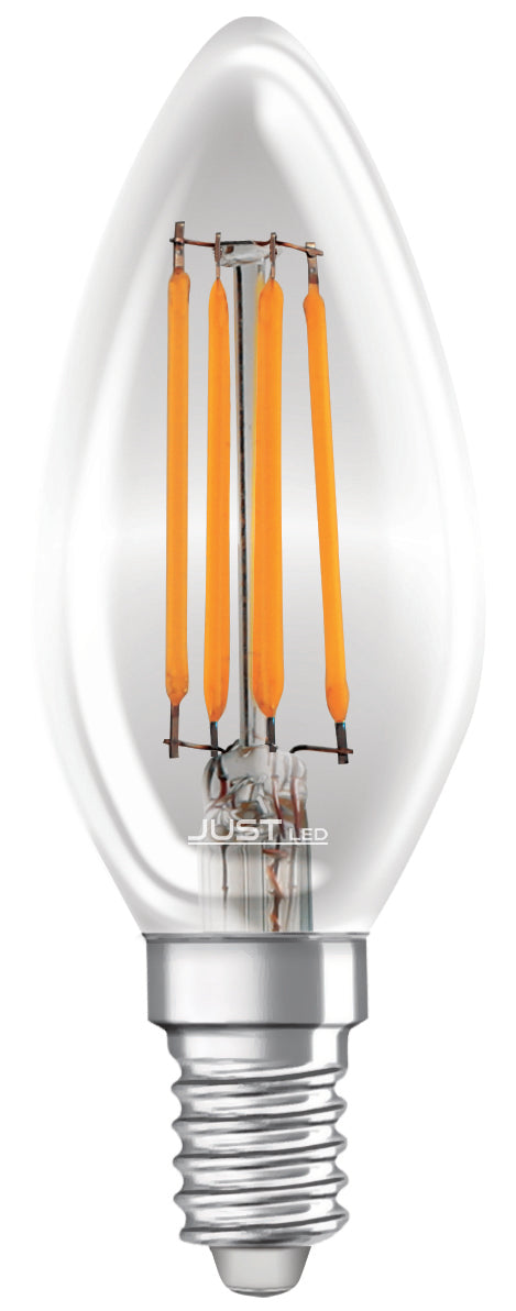 JUST LED JUSTLed-LED Filament Ε14 C35 6W 2700K Θερμό Dimmable (B143506111)