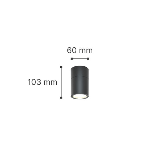 it-Lighting Chelan 1xGU10 Outdoor Ceiling Down Light White D:10.3cmx6cm (80300124)