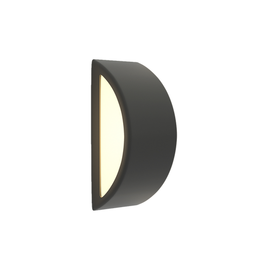 it-Lighting Clear 1xΕ27 Outdoor Up-Down Wall Lamp Anthracite D32cmx13cm (80202744)