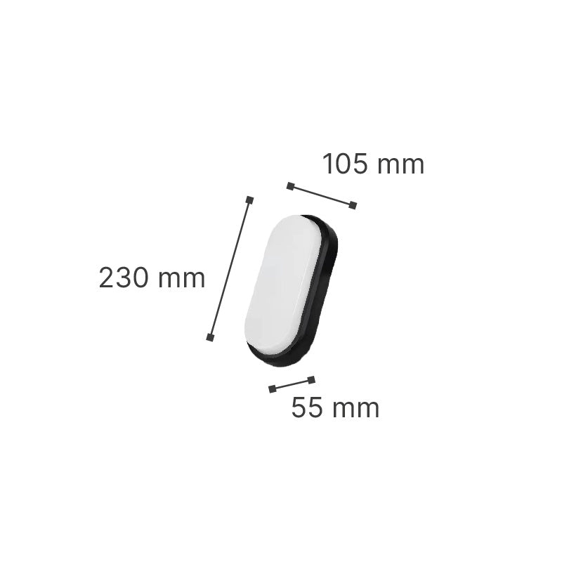 it-Lighting Echo LED 15W 3CCT Outdoor Wall Lamp Anthracite D:23cmx10.5cm (80202940)
