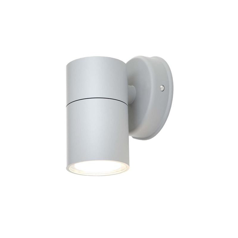 it-Lighting Eklutna 1xGU10 Outdoor Wall Lamp Grey D:11.3cmx11.3cm (80200534)