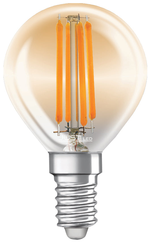 JUST LED JUSTLed-LED Filament Ε14 C35 6W 3000K Θερμό Amber Dimmable (B144506301)