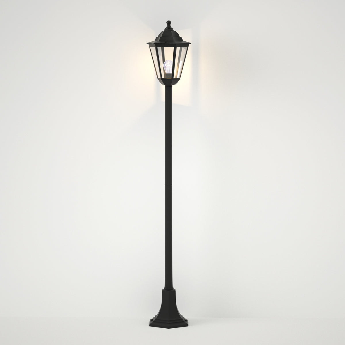 it-Lighting Redfish 1xE27 Outdoor Pole Light Black D:120cmx21.6cm (80500214)
