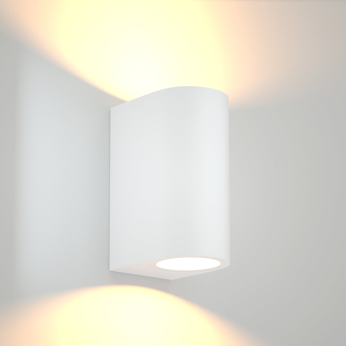 it-Lighting Michigan Λευκό - Εξωτερικό Φωτιστικό Τοίχου Up & Down IP54 (80200124)