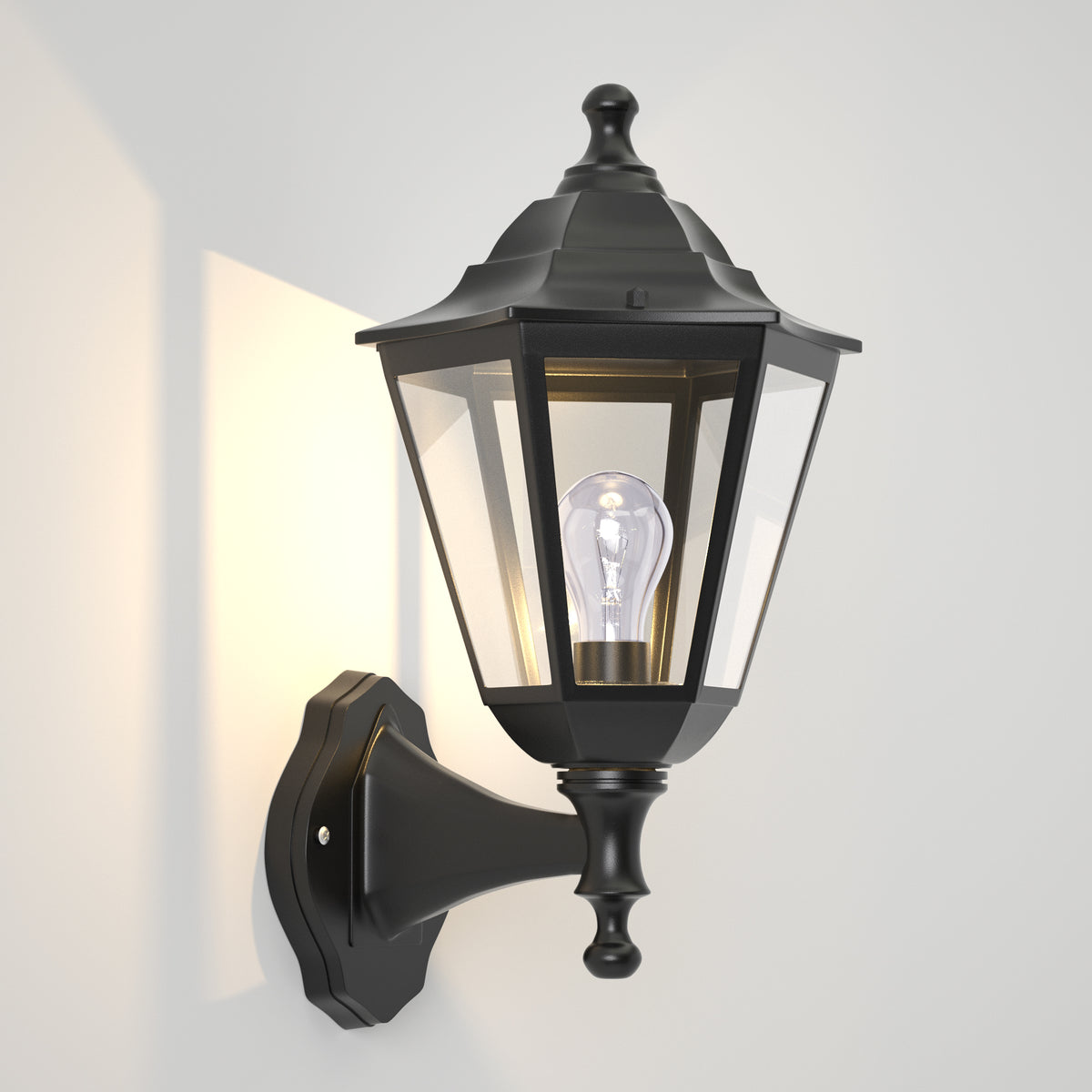 it-Lighting Redfish 1xE27 Outdoor Wall Lamp Black D:36cmx23.5cm (80202614)