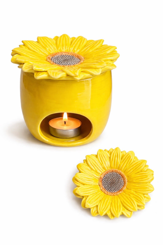 ΚΕΡΑΜΙΚΟΣ ΑΡΩΜΑΤΙΣΤΗΣ ΣΕ ΣΧΗΜΑ ΛΟΥΛΟΥΔΙΟΥ ΚΙΤΡΙΝΟ