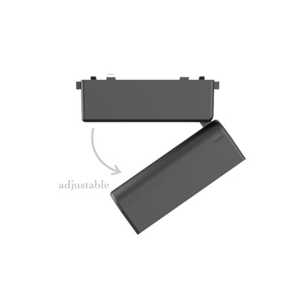 InLight Φωτιστικό LED 5W 3CCT για Ultra-Thin μαγνητική ράγα σε μαύρη απόχρωση (by tuya and zigbee) D:12,8cmX8cm (T04905-BL)