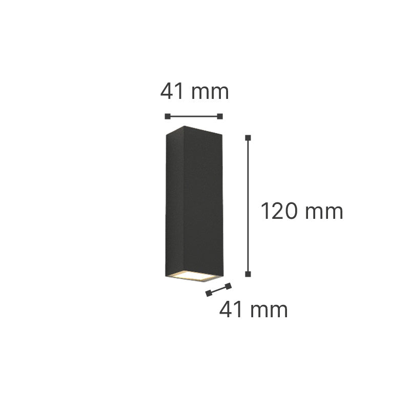 it-Lighting Lanier LED 5W 3000K Outdoor Up-Down Adjustable Wall Lamp Grey D:12cmx4.1cm (80201031)