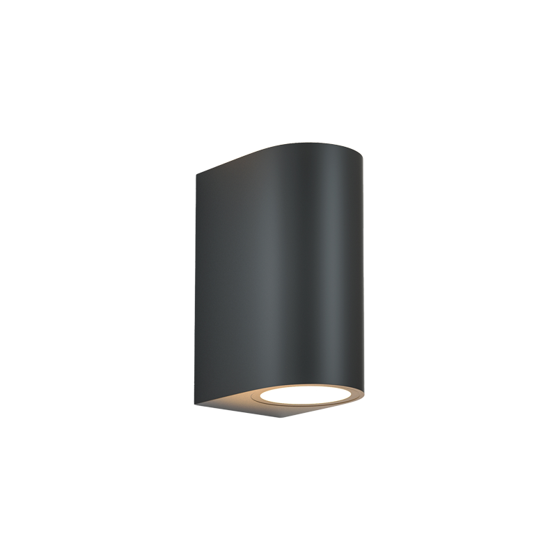 it-Lighting Michigan 2xGU10 Outdoor Up-Down Wall Lamp Anthracite D:14.7cmx9cm (80200144)