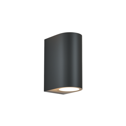 it-Lighting Michigan 2xGU10 Outdoor Up-Down Wall Lamp Anthracite D:14.7cmx9cm (80200144)