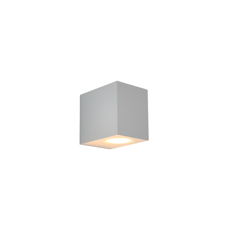 it-Lighting Norman 1xGU10 Outdoor Up or Down Wall Lamp Grey D:8cmx7cm (80200434)