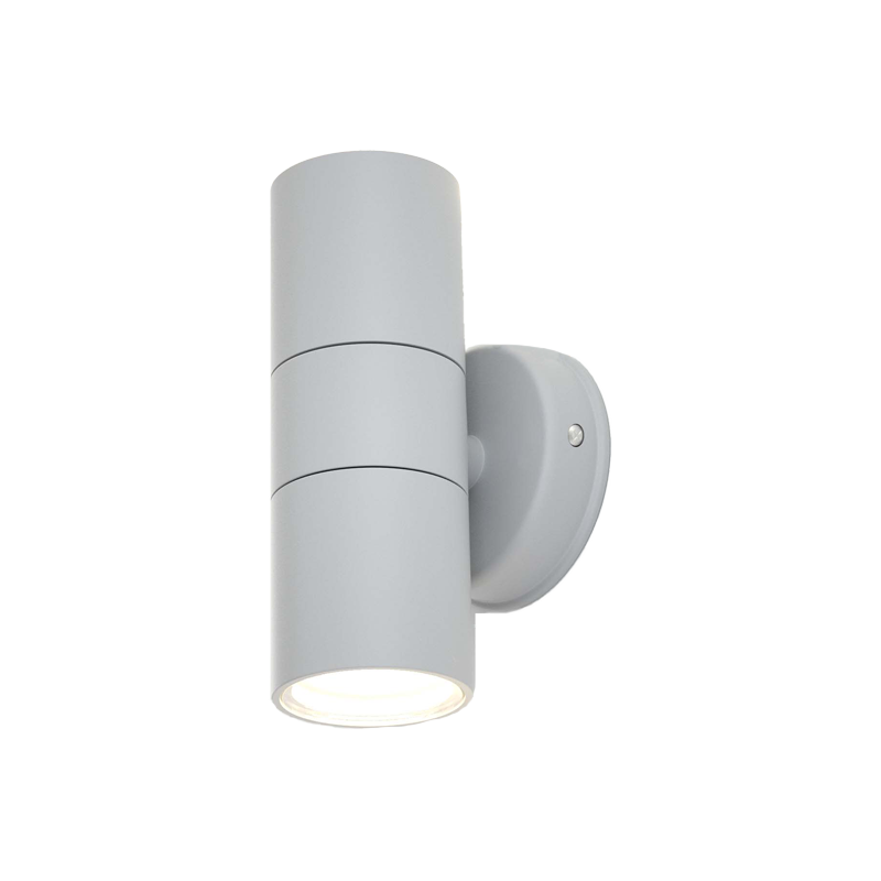 it-Lighting Ouachita 2xGU10 Outdoor Up-Down Wall Lamp Grey D15.2cmx11.3cm (80200634)