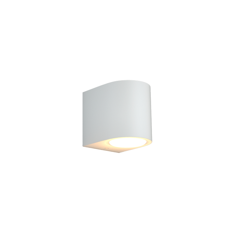 it-Lighting Powell 1xGU10 Outdoor Up or Down Wall Lamp White D:9cmx8cm (80200224)