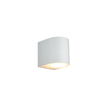 it-Lighting Powell 1xGU10 Outdoor Up or Down Wall Lamp White D:9cmx8cm (80200224)