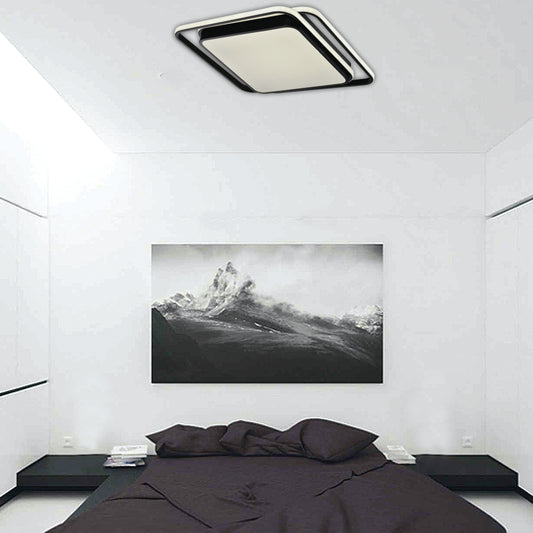 InLight Φωτιστικό Οροφής LED Μαύρο 30W – Πλαφονιέρα 4CCT (42171-Μαύρο)