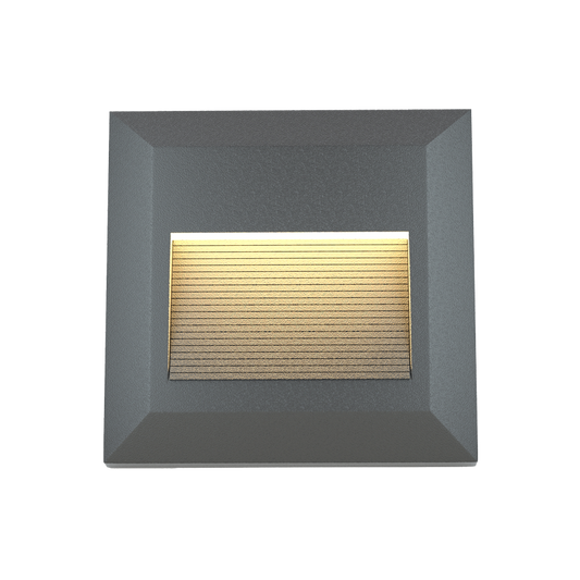 it-Lighting Salmon LED 2W 3CCT Outdoor Wall Lamp Anthracite CCT D:12.4cmx12.4cm (80201840)