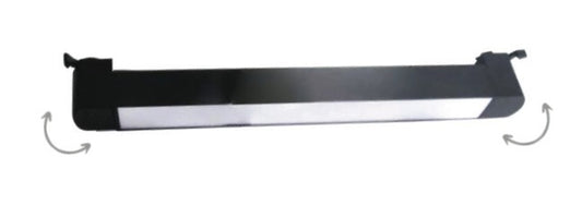 InLight Γραμμικό φωτιστικό LED 20W 4000K για μονοφασική ράγα σε μαύρη απόχρωση D:30cmX3,3cm (T02602-BL)