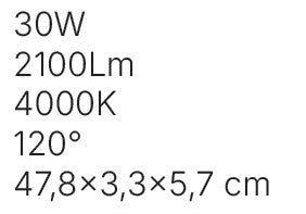 InLight Γραμμικό φωτιστικό LED 35W 3000K για μονοφασική ράγα σε λευκή απόχρωση D:47,5cmX3,3cm (T02701-WH)