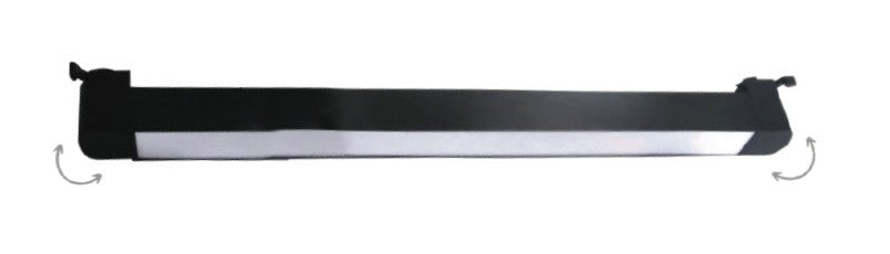 InLight Γραμμικό φωτιστικό LED 35W 3000K για μονοφασική ράγα σε μαύρη απόχρωση D:47,5cmX3,3cm (T02701-BL)