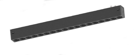 Inlight Γραμμικό Φωτιστικό LED 18W με Anti-glare Dots 3CCT 24° για μαγνητική Ράγα 220V σε μαύρη απόχρωση D: 32,8x3cm (TM20010)