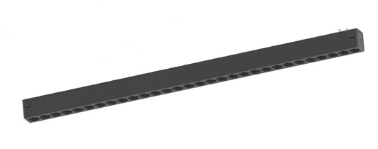 Inlight Γραμμικό Φωτιστικό LED 30W με Anti-glare Dots 3CCT 24° για μαγνητική Ράγα 220V σε μαύρη απόχρωση D: 54,5x3cm (TM20020)
