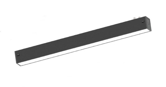 Inlight Γραμμικό Φωτιστικό LED 15W 3CCT 120° για μαγνητική Ράγα 220V σε μαύρη απόχρωση D: 32,8x3cm (TM20030)