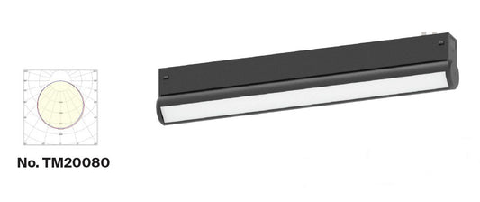 Inlight Γραμμικό Φωτιστικό LED 15W 3CCT 120°,για Μαγνητική Ράγα 220V σε μαύρη απόχρωση D: 33,4x6x3,3cm (TM20080)