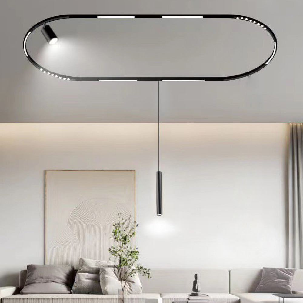 Inlight Γραμμικό φωτιστικό LED 6W 3CCT για Curved μαγνητική ράγα σε μαύρη απόχρωση D:19x2,2x2,5cm (TMC0031-Black)