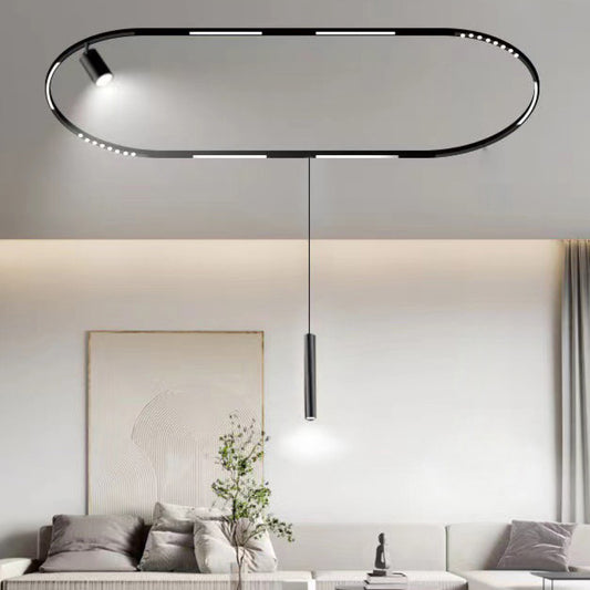 Inlight Γραμμικό φωτιστικό LED 6W 3CCT για Curved μαγνητική ράγα σε μαύρη απόχρωση D:19x2,2x2,5cm (TMC0031-Black)
