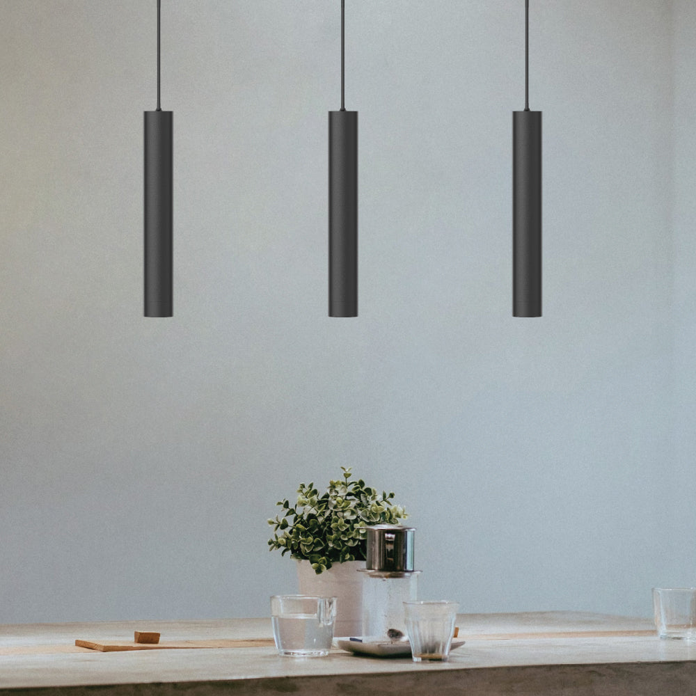 Inlight Φωτιστικό LED 6W 3000K για μαγνητική Mini ράγα σε μαύρη απόχρωση D:30cm (TMM0101-Black)