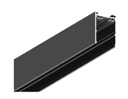 InLight Μαγνητική ράγα 220V με κάλυμμα μαύρη D:2m (TRM20012)