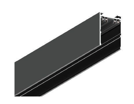 InLight Μαγνητική ράγα 220V με κάλυμμα μαύρη D:2m (TRM20012)