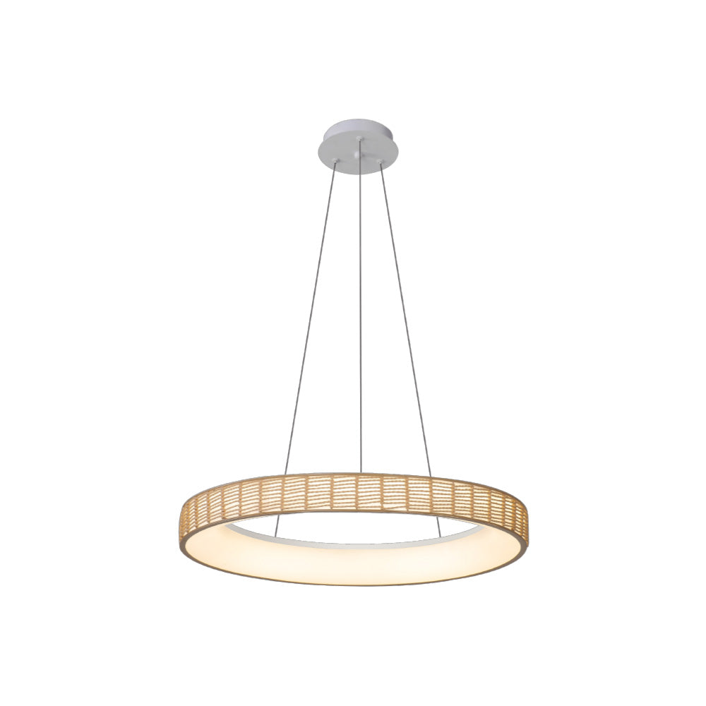 Inlight Κρεμαστό Φωτιστικό LED από σχοινί 3CCT, 32W  D:60x8cm (42041)
