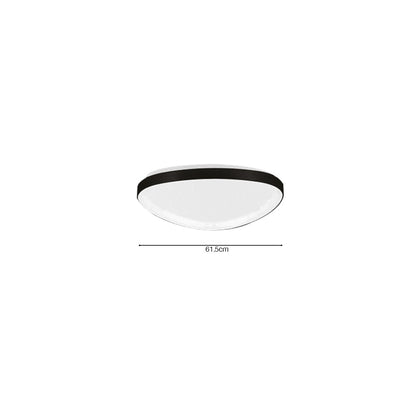 Inlight Πλαφονιέρα οροφής LED 25W 3CCT από λευκό μέταλλο και ακρυλικό D:61,5x5cm (42043-White)